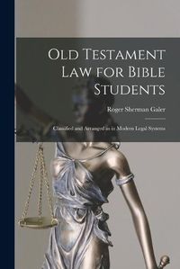 Cover image for Old Testament Law for Bible Students