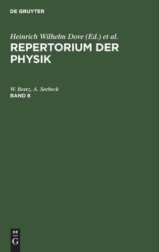 Cover image for Repertorium Der Physik. Band 8