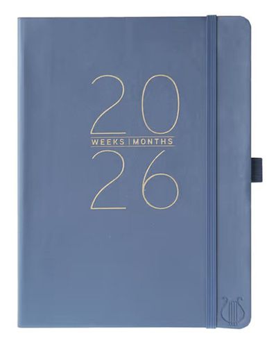 Cover image for Classic Blue 6x8 Vegan Leather 2026 Planner Diary