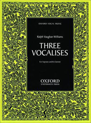 Cover image for Three Vocalises