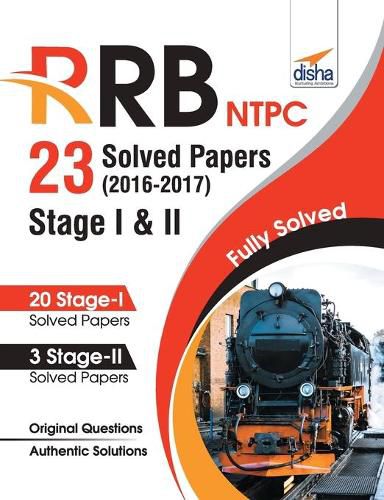 Cover image for Rrb Ntpc 23 Solved Papers 2016-17 Stage I & II