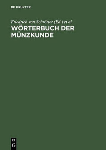 Woerterbuch Der Munzkunde