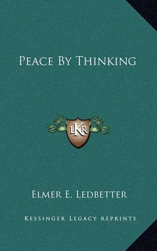 Cover image for Peace by Thinking