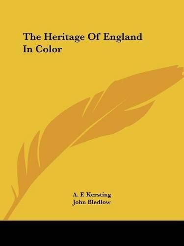 Cover image for The Heritage of England in Color