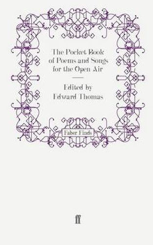 Cover image for The Pocket Book of Poems and Songs for the Open Air