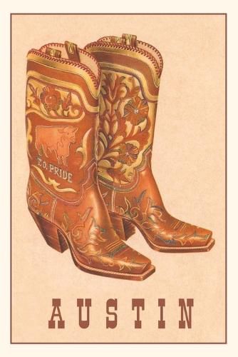 Cover image for Vintage Journal Cowboy Boots, Austin