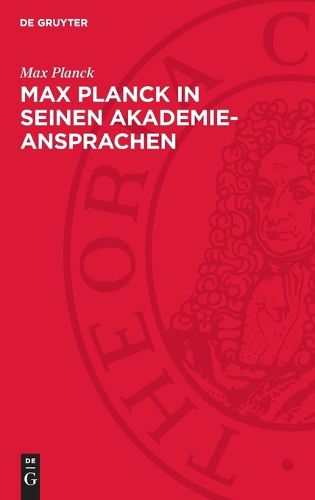Cover image for Max Planck in Seinen Akademie-Ansprachen