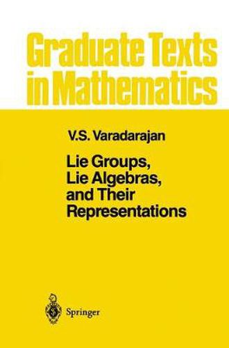 Cover image for Lie Groups, Lie Algebras, and Their Representations