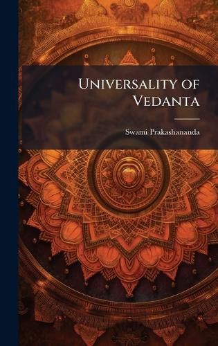 Cover image for Universality of Vedanta