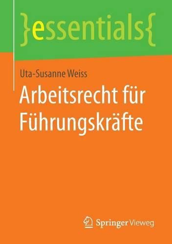 Cover image for Arbeitsrecht F r F hrungskr fte