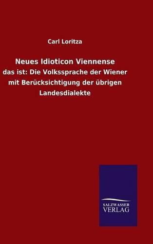 Cover image for Neues Idioticon Viennense