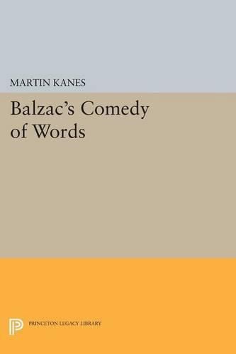 Cover image for Balzac's Comedy of Words