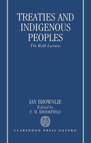 Cover image for Treaties and Indigenous Peoples