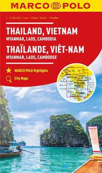 Cover image for Thailand, Vietnam, Laos, Cambodia Marco Polo Map