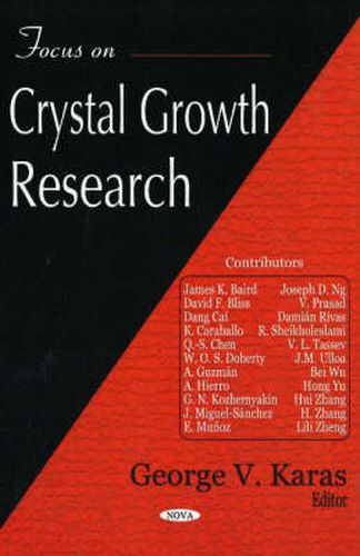 Cover image for Focus on Crystal Growth Research