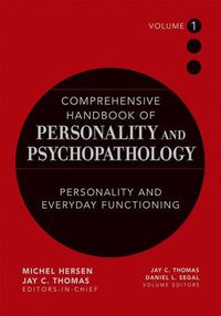 Cover image for Comprehensive Handbook of Personality and Psychopathology