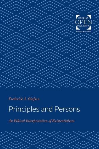 Cover image for Principles and Persons: An Ethical Interpretation of Existentialism