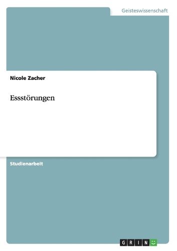 Cover image for Essstoerungen