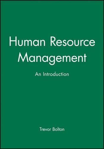 Cover image for Human Resource Management