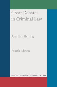 Cover image for Great Debates in Criminal Law