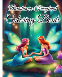 Cover image for Beauties in Fairyland Coloring Book