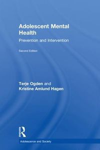 Cover image for Adolescent Mental Health: Prevention and Intervention