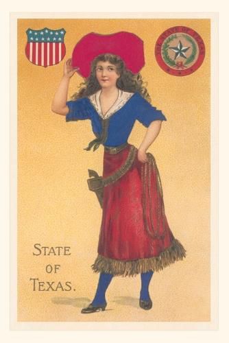 Cover image for Vintage Journal State of Texas Lady