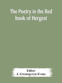 Cover image for The poetry in the Red book of Hergest