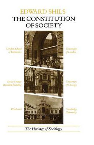 Cover image for The Constitution of Sociology