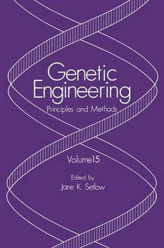 Cover image for Genetic Engineering: Principles and Methods