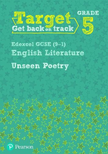 Cover image for Target Grade 5 Unseen Poetry Edexcel GCSE (9-1) Eng Lit Workbook