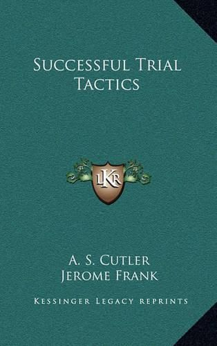 Cover image for Successful Trial Tactics