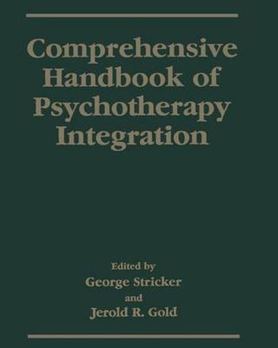 Cover image for Comprehensive Handbook of Psychotherapy Integration