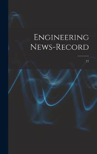 Cover image for Engineering News-record; 77