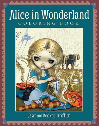 Cover image for Alice in Wonderland Coloring Book