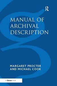 Cover image for Manual of Archival Description