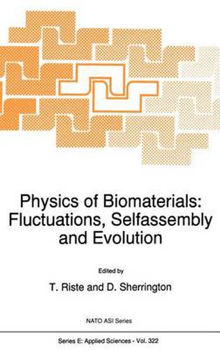 Cover image for Physics of Biomaterials: Fluctuations, Selfassembly and Evolution