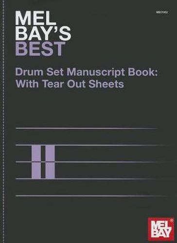 Cover image for Mel Bay's Best Drumset Manuscript Book