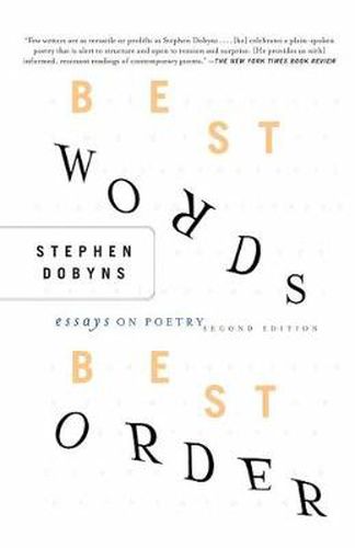 Cover image for Best Words, Best Order: Essays on Poetry