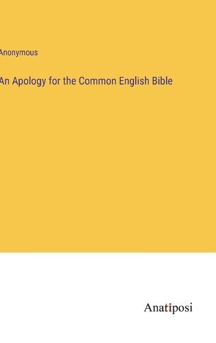 An Apology for the Common English Bible