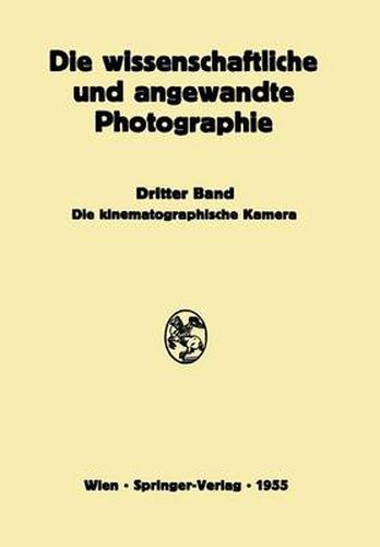 Cover image for Die Kinematographische Kamera