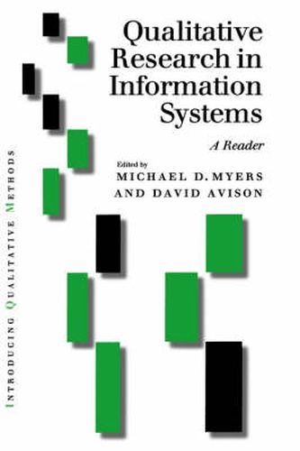 Cover image for Qualitative Research in Information Systems: A Reader