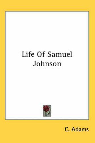 Cover image for Life of Samuel Johnson