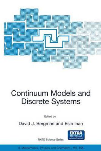 Cover image for Continuum Models and Discrete Systems