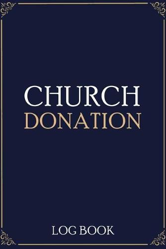 Cover image for Church Donation Log Book