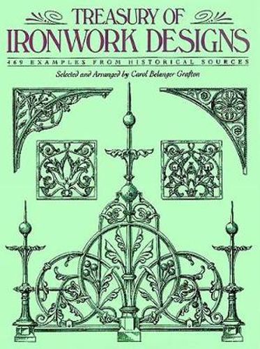 Cover image for Treasury of Ironwork Designs: 469 Examples from Historical Sources