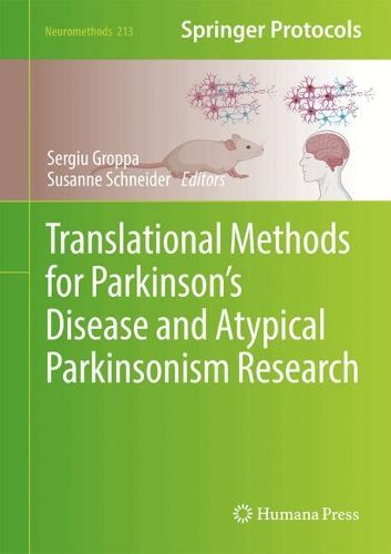 Cover image for Translational Methods for Parkinson's Disease and Atypical Parkinsonism Research