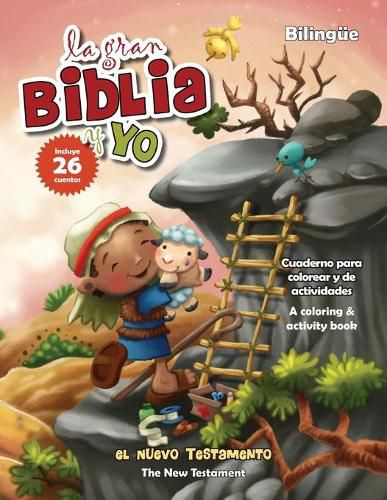 Cover image for Nuevo Testamento - Cuaderno para colorear y de actividades (Bilingue): New Testament Coloring and Activity Book (Bilingual)