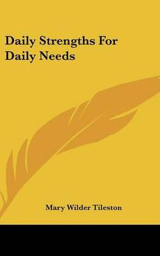 Daily Strengths for Daily Needs