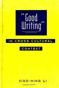 Cover image for Good Writing in Cross-Cultural Context